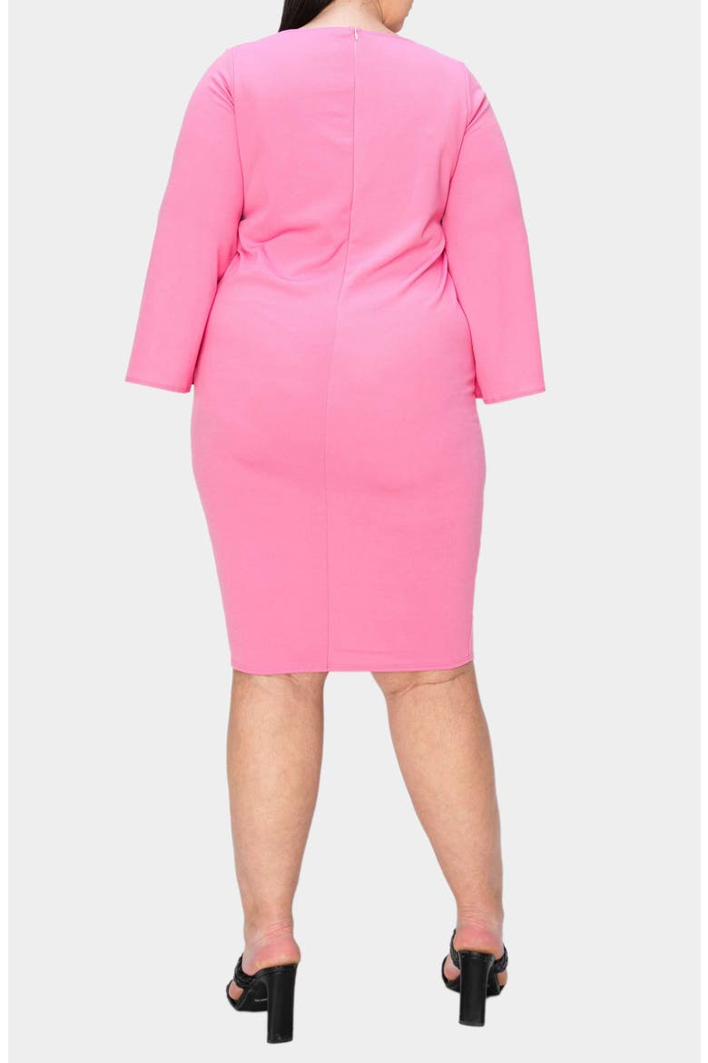 Clementine Split Sleeve Jersey Dress, Alternate, color, ROSE