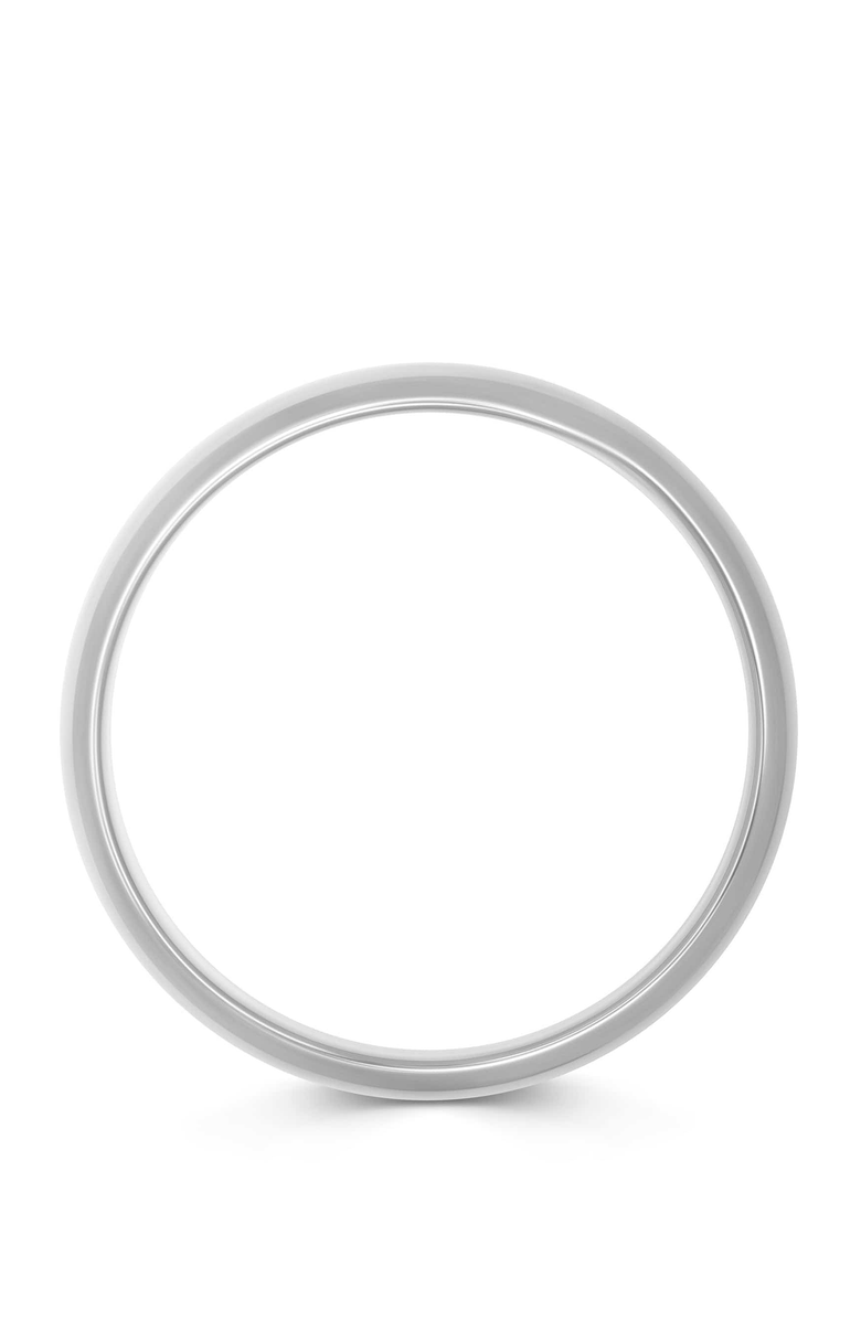 Nialaya Classic Round Silver Bangle, Main, color, 12Mm