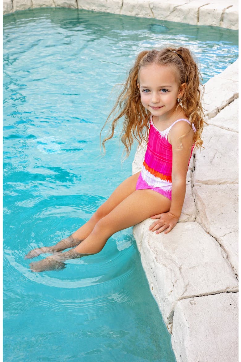 Dip Dye Bathing Suit, Alternate, color, Pink Ombre