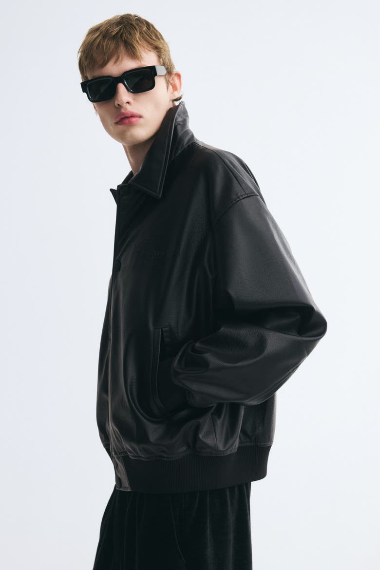 Blouson Jacket, Alternate, color, Black