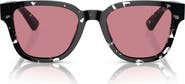 Prada 54mm Polarized Pillow Sunglasses