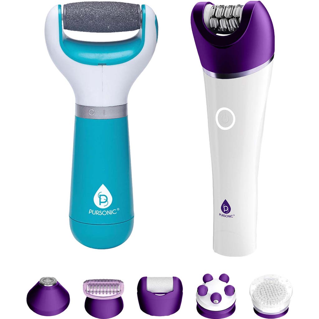 Pursonic Smooth Skin Essentials Bundle 6 In White