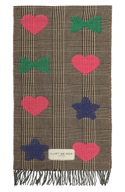 Kurt Geiger London Icon Scarf In Black