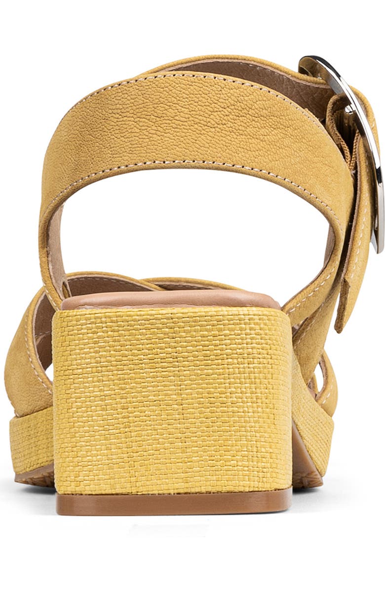 Donald Pliner Rolli Block Heel Sandal, Alternate, color, Honey