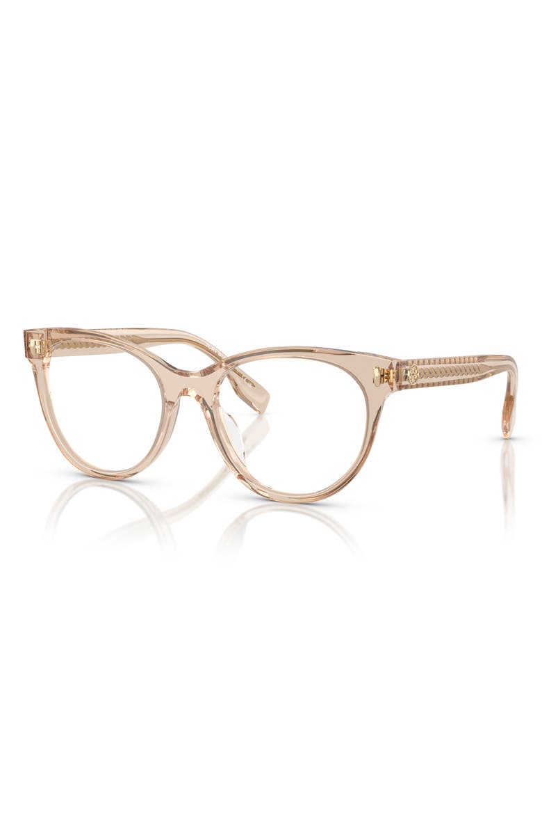 Tory Burch 52mm Phantos Optical Glasses, Alternate, color, Transparent