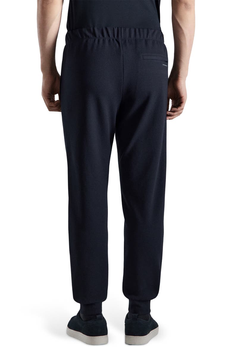 MANGO Comfort Stretch Joggers, Alternate, color, Navy