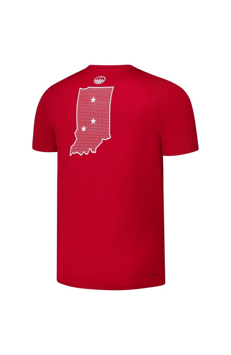 adidas Men's adidas Crimson Indiana Hoosiers Honor & Support Pre-Game T-Shirt, Alternate, color, Crimson