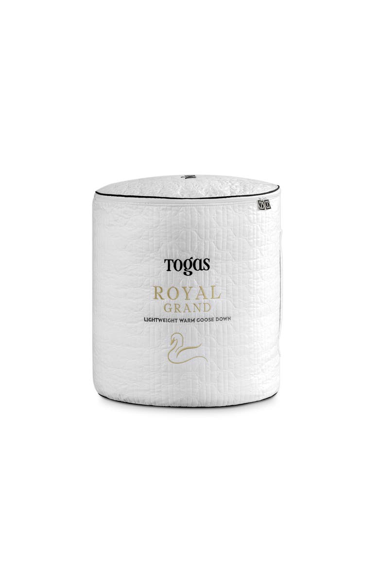 Togas Royal Grand goose down comforter, Alternate, color, White