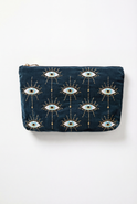 Elizabeth Scarlett Mystical Eye Velvet Everyday Pouch