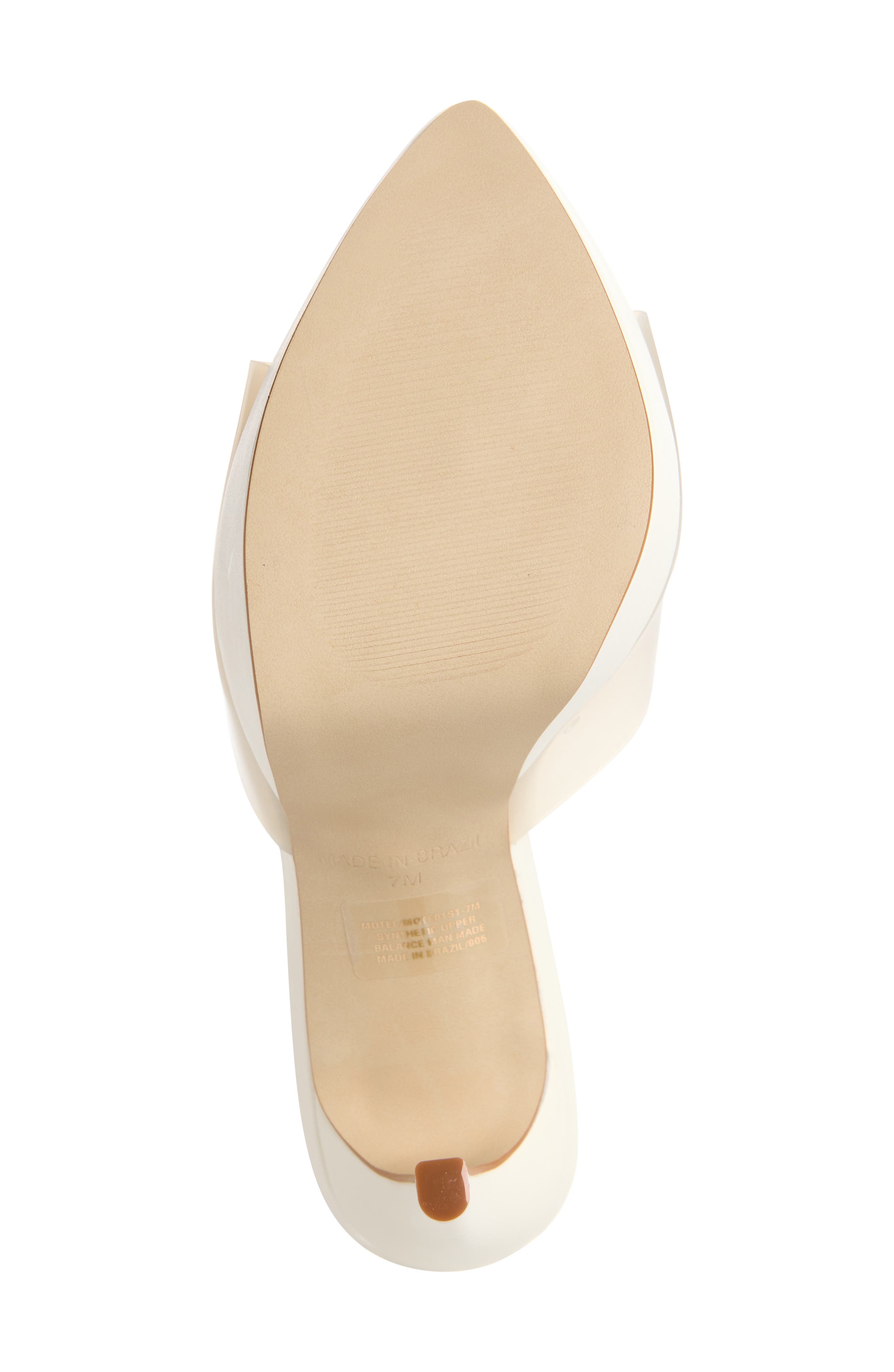 Steve Madden Motel Stiletto Slide Sandal, Alternate, color, Ivory
