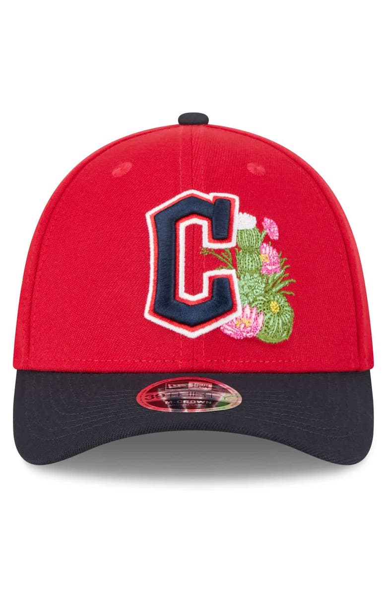 New Era Men's New Era  Red/Navy Cleveland Guardians 2026 Spring Training M-Crown 39THIRTY Flex Hat, Alternate, color, 