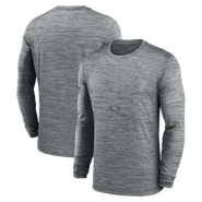 Nike Men's Nike Gray San Francisco 49ers Sideline Offensive Transition Velocity Dri-FIT Long Sleeve T-Shirt