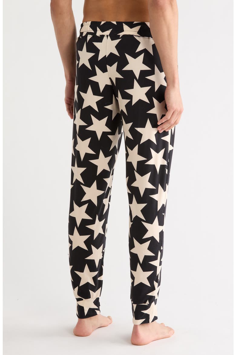 Lounge Joggers, Alternate, color, BICOLOR STAR-BLACK
