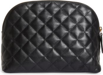Monogrammed Quilted Cosmetic Case - Marleylilly
