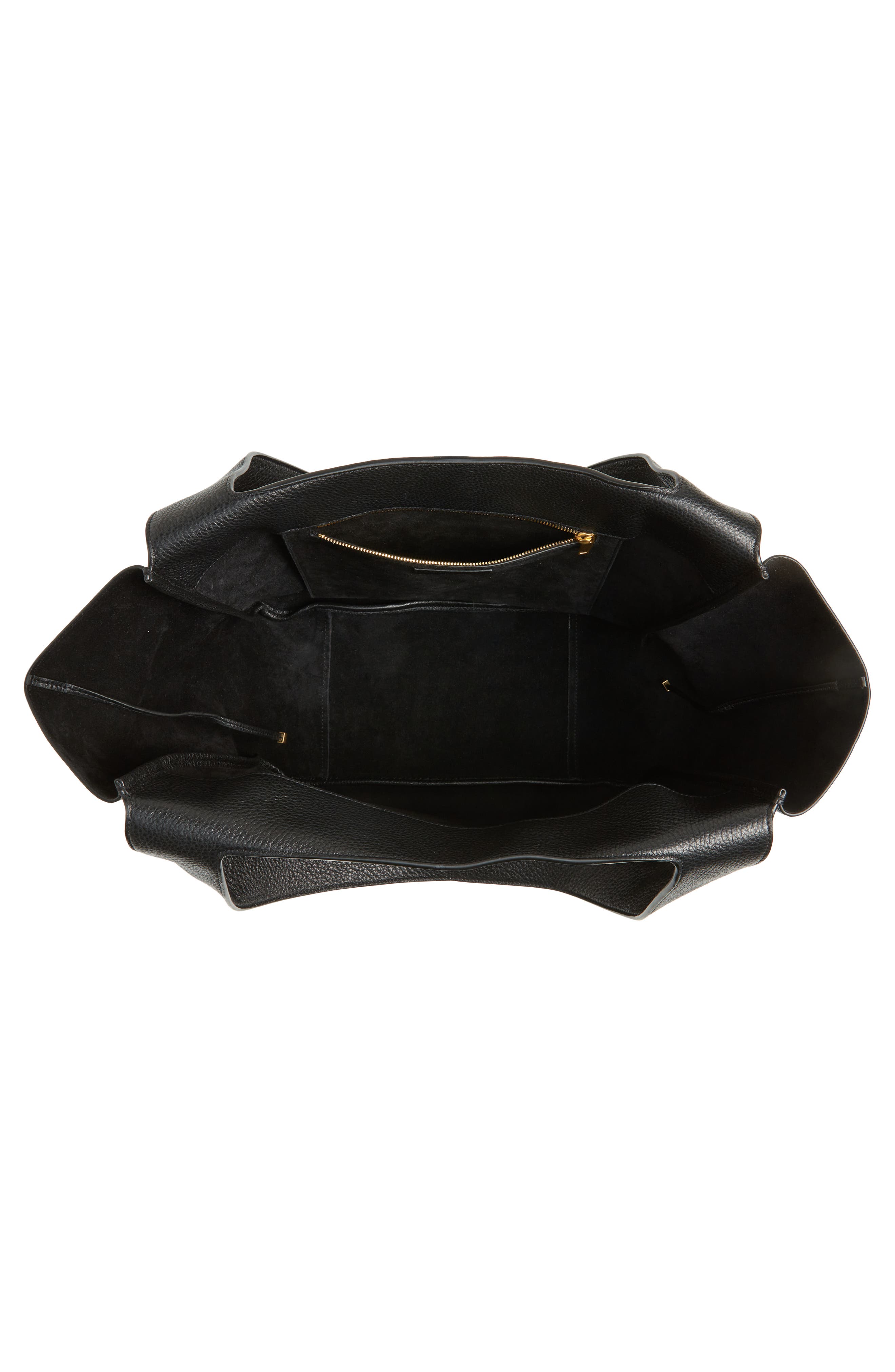 Saint Laurent Bea Deerskin Leather Tote, Alternate, color, 