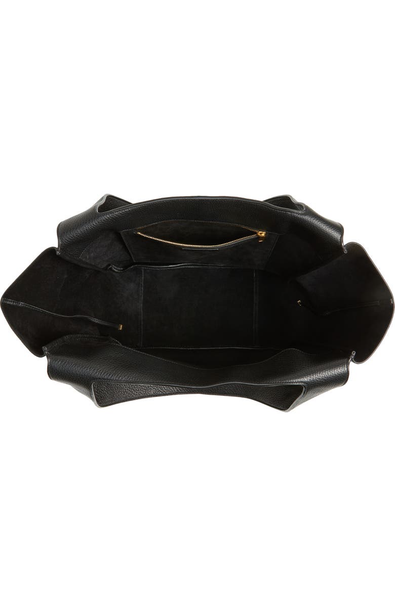 Saint Laurent Bea Deerskin Leather Tote, Alternate, color,