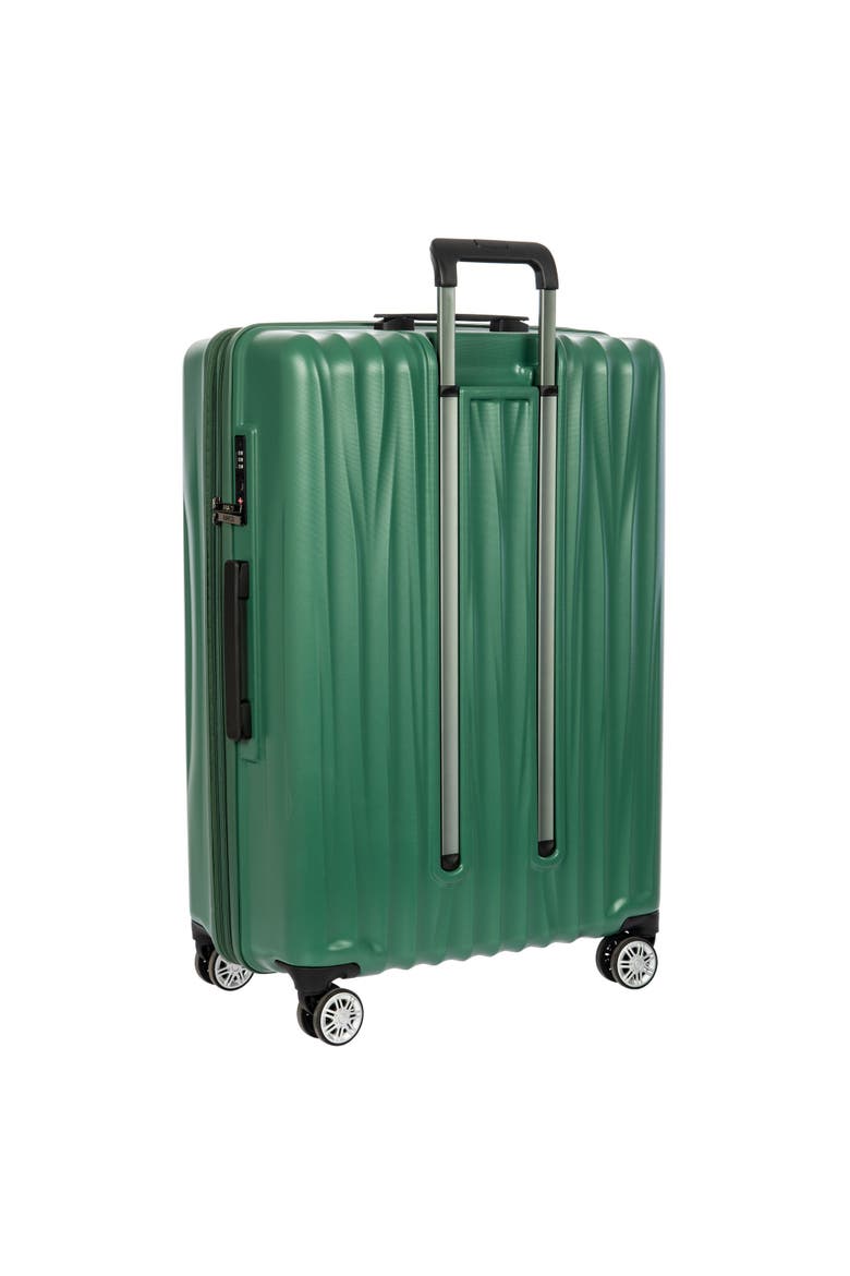 Cervia Hardside Expandable 30" Large Checked Spinner Luggage, Alternate, color, Dark Emerald