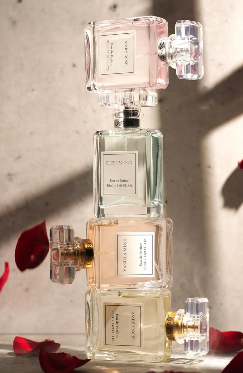 Lovery 4 Piece Floral Eau de Parfum Gift Set, Alternate, color, NO COLOR