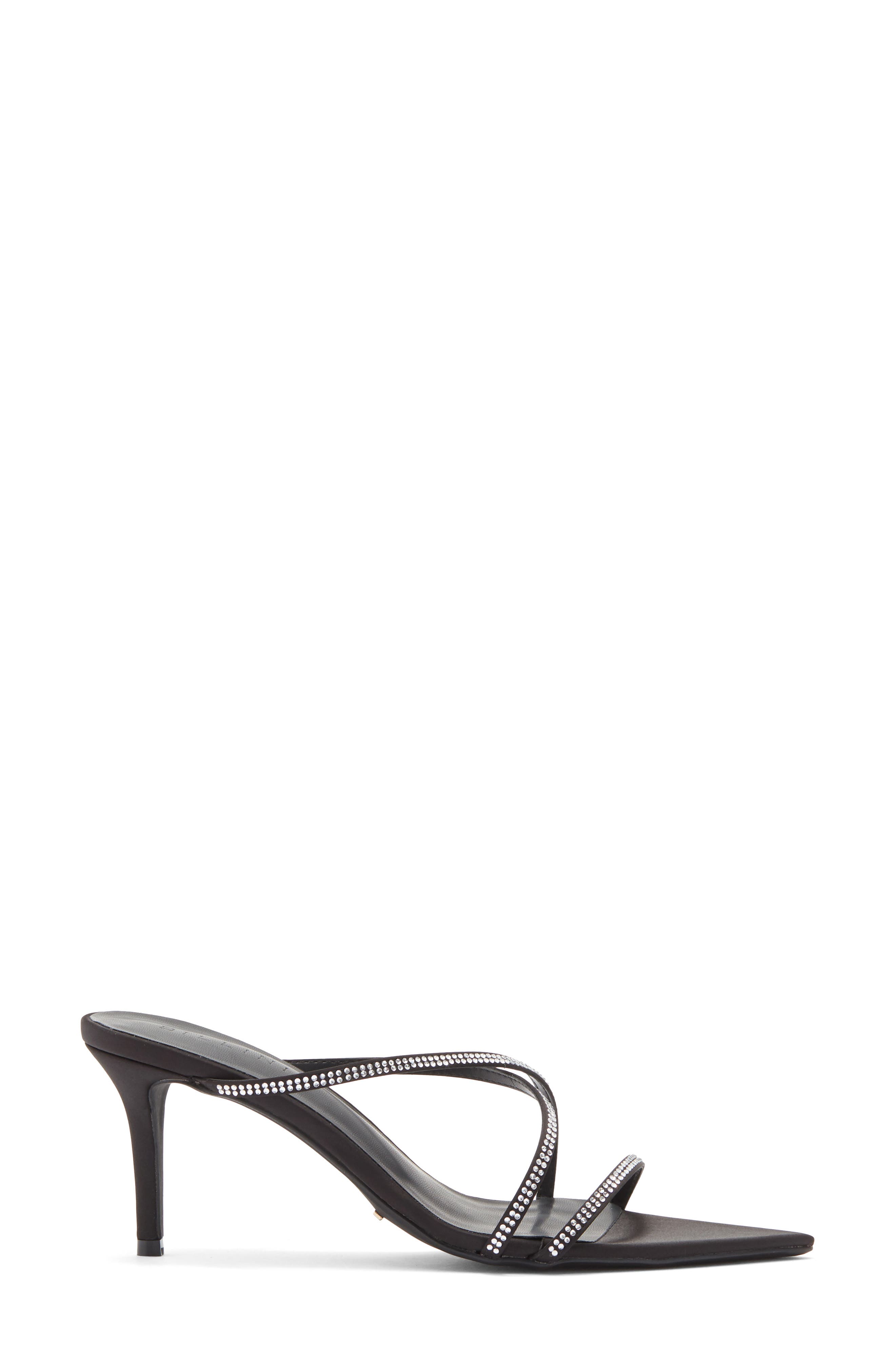 Effy Crystal Strappy Mule, Alternate, color, BLACK