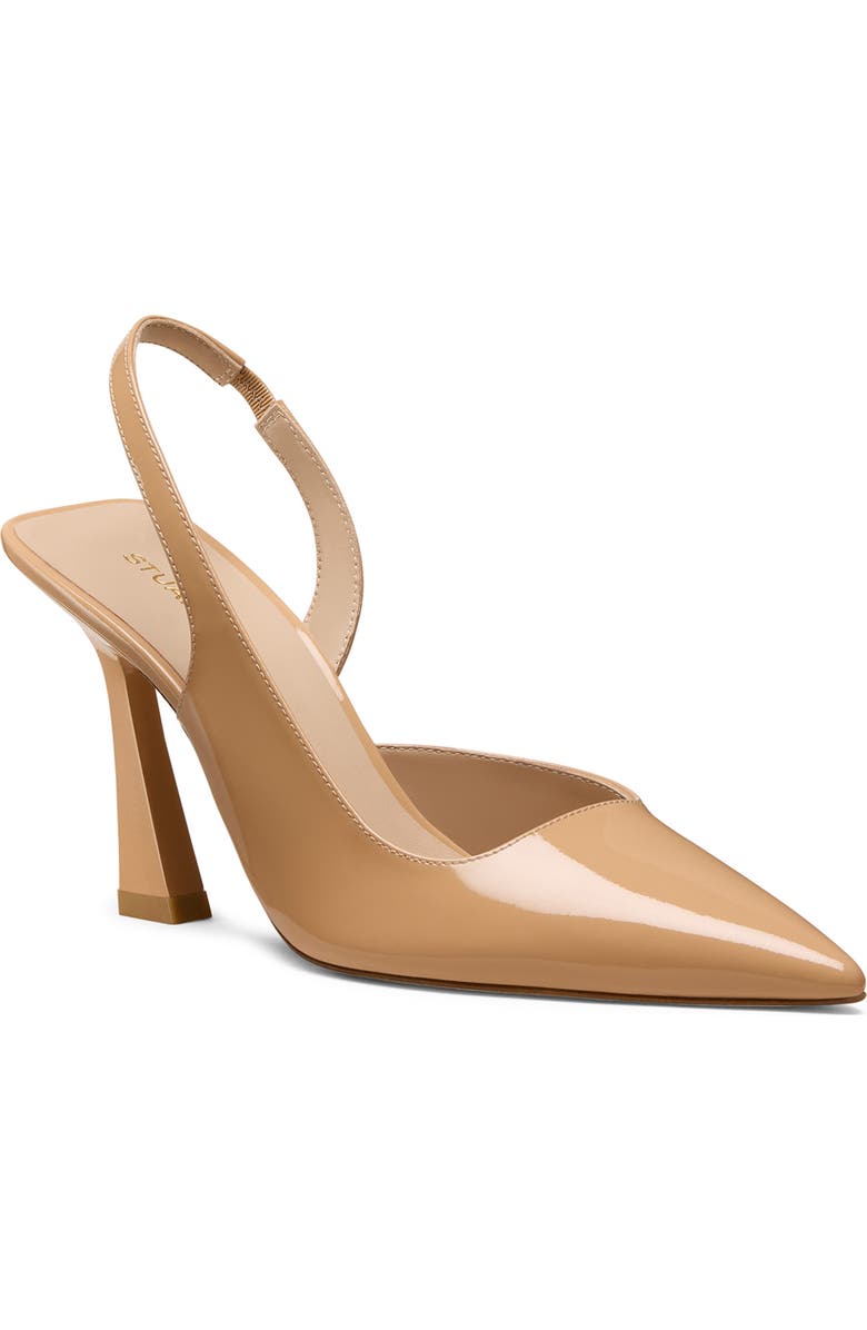 Stuart Weitzman Vinnie 85 d'Orsay Slingback Pump, Main, color, Adobe