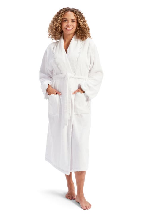 Scallop Edge Super Soft Luxury Robe