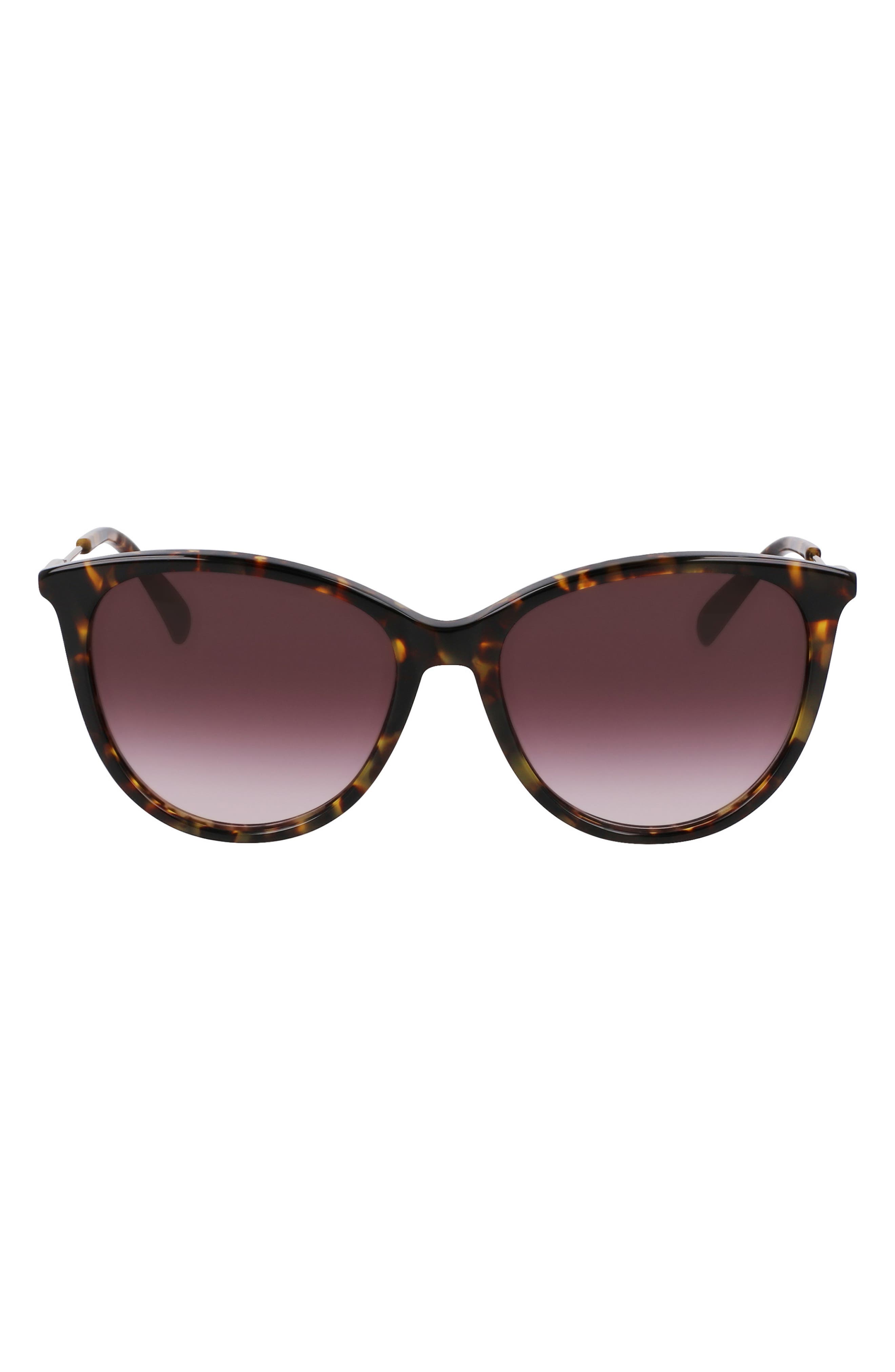 Longchamp 55mm Gradient Tea Cup Sunglasses