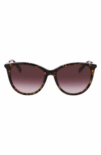 Longchamp 55mm Gradient Tea Cup Sunglasses