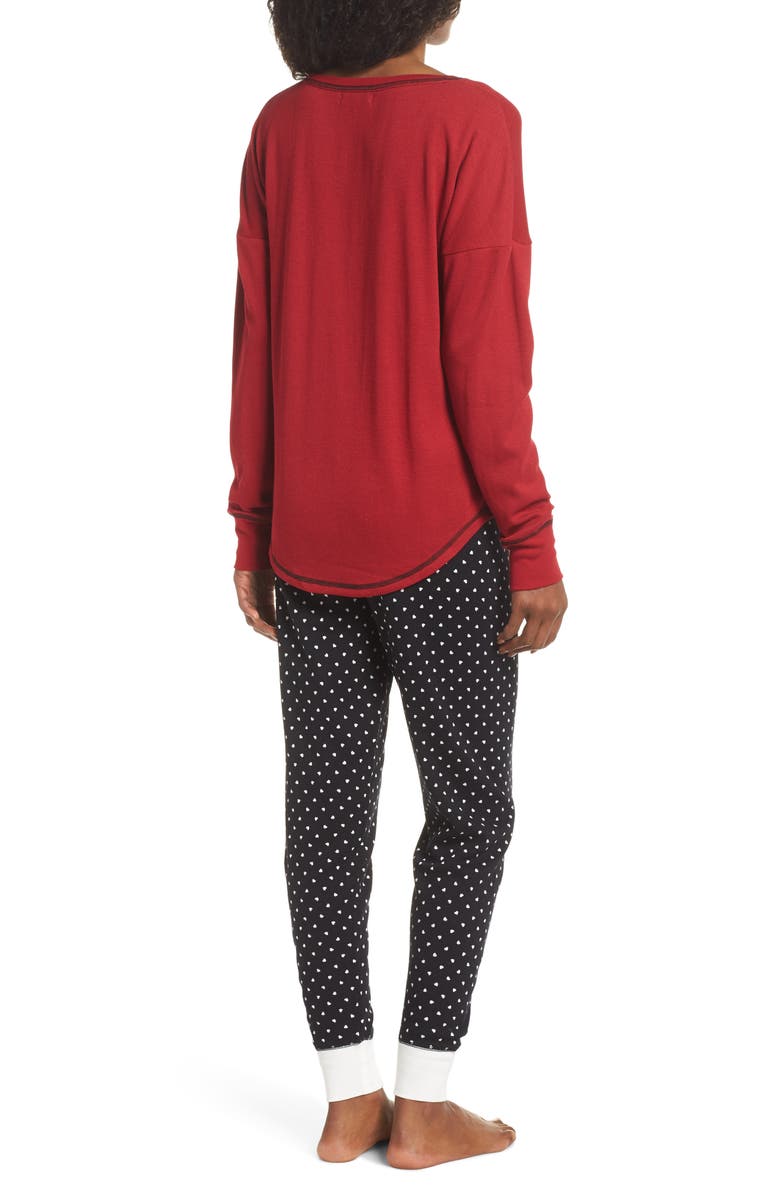 PJ Salvage Thermal Pajamas, Alternate, color,