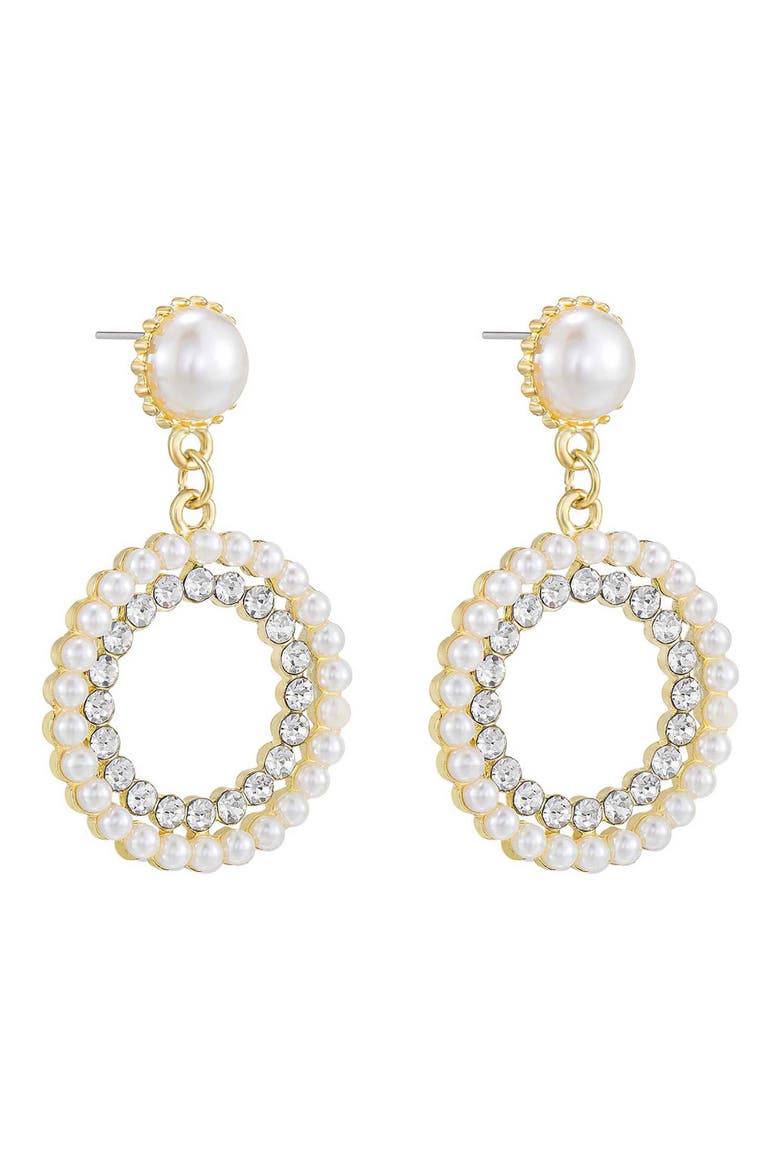 Mother May Drop Earrings, Alternate, color, GOLD