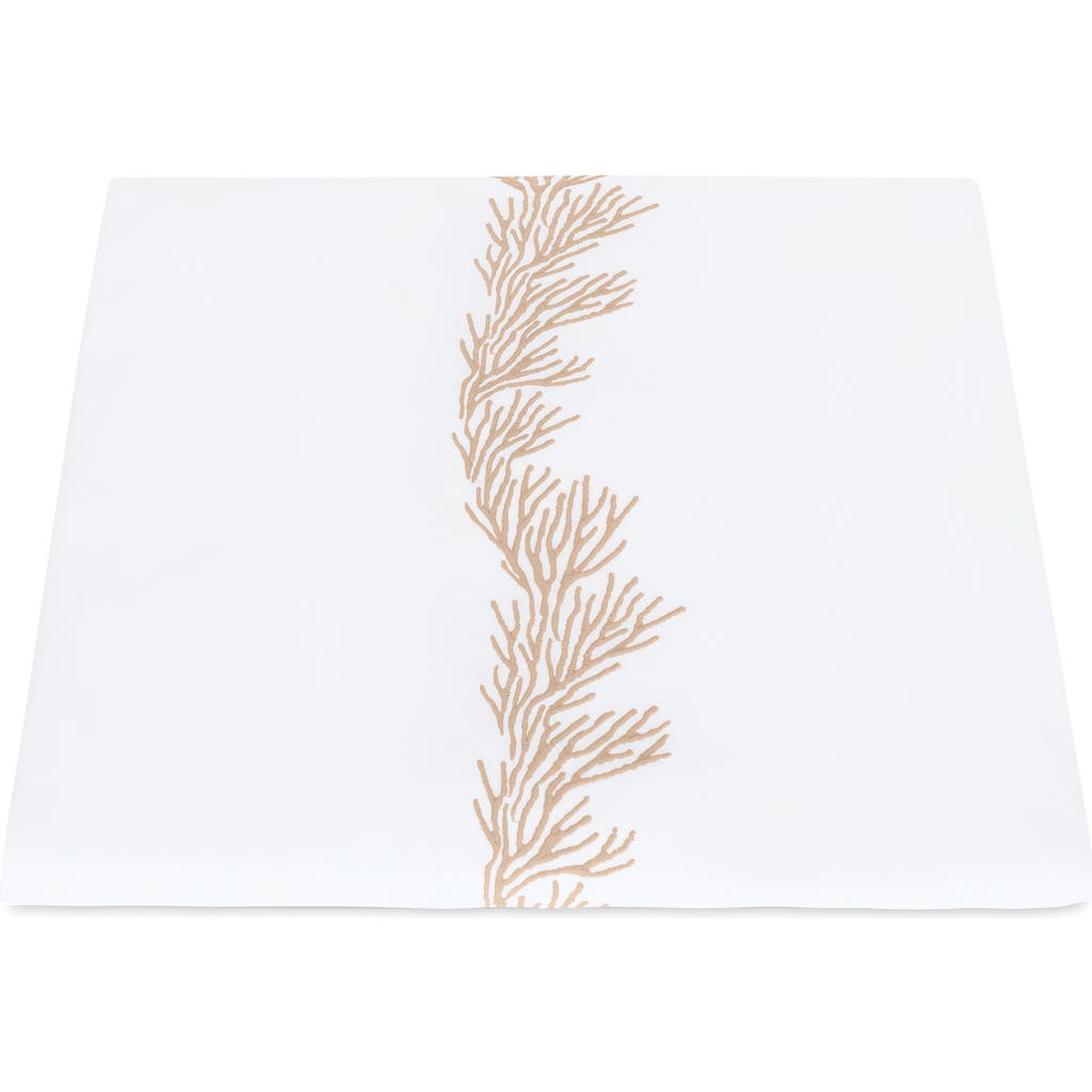 Matouk Atoll 520 Thread Count Cotton Percale Duvet Cover