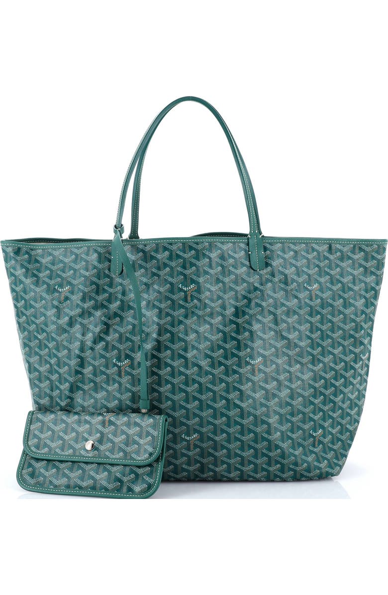 Pre-Owned Goyard Saint Louis Tote Coated Canvas GM, Alternate, color, Green