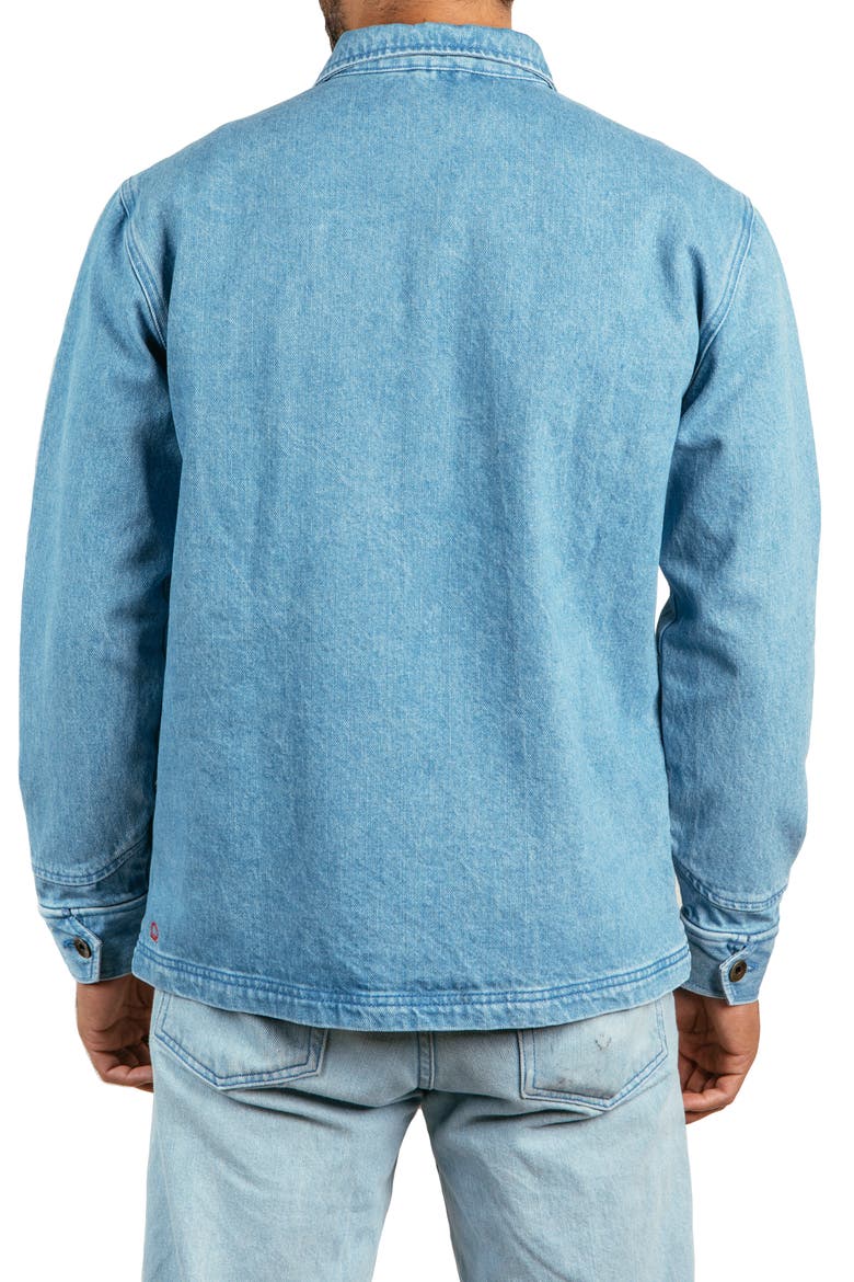 Cunningham Denim Chore Jacket, Alternate, color, SKY BLUE