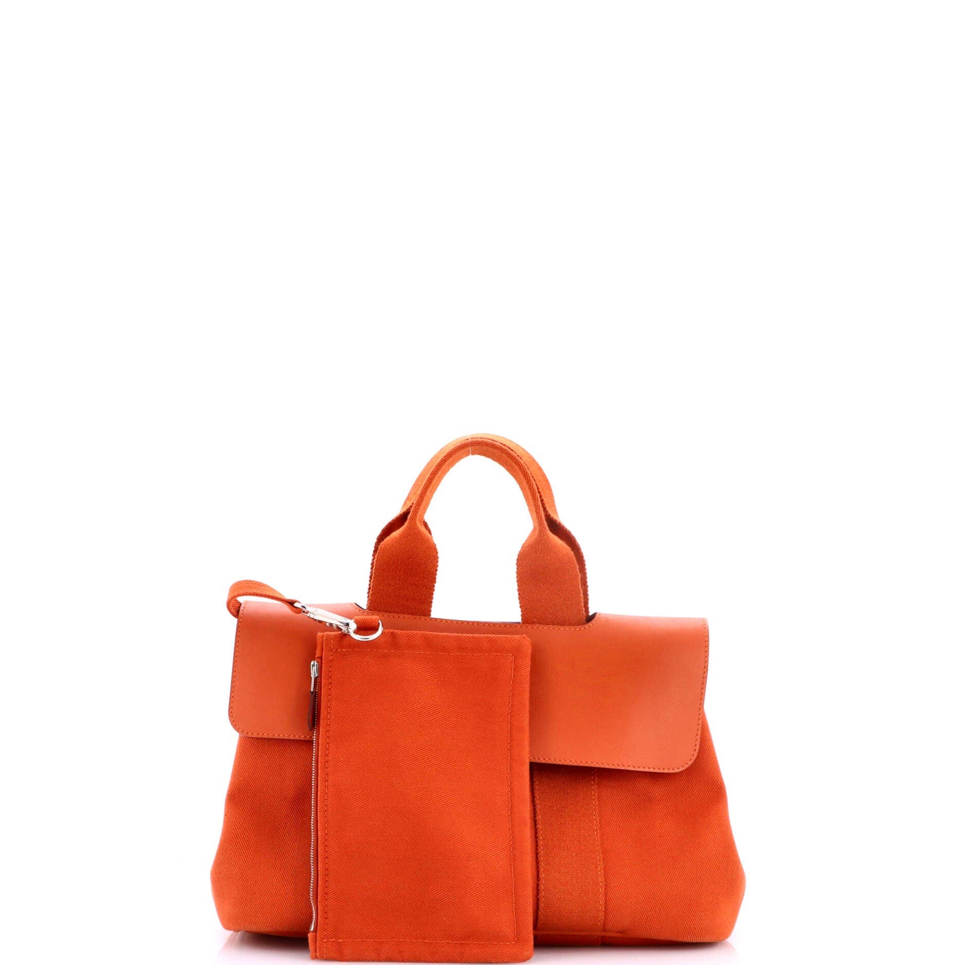 Valparaiso Bag Toile and Leather PM, Alternate, color, Orange