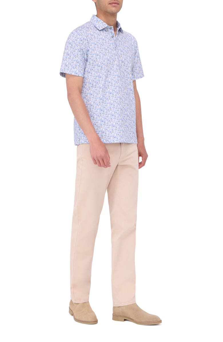 Bugatchi Victor OoohCotton<sup>®</sup> Abstract Print Polo, Alternate, color, Lilac