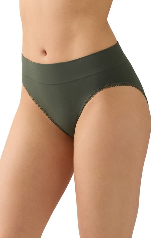 Wacoal Feeling Flexible High Cut Briefs In Green