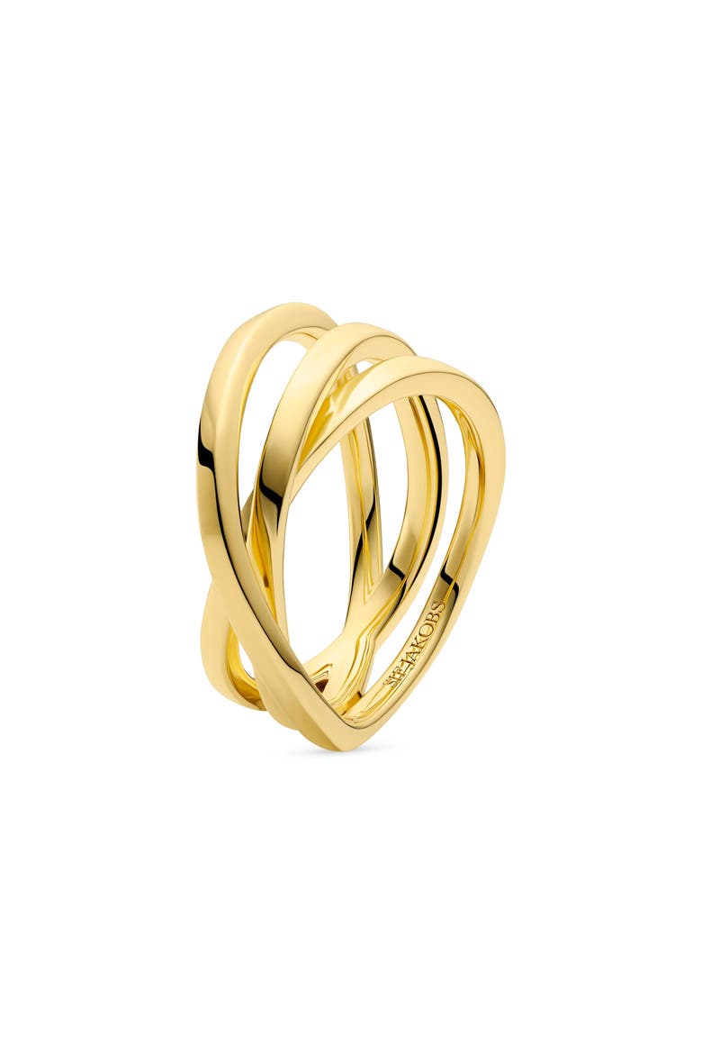 Ring Spirale Pianura, Main, color, 18k Gold Plate