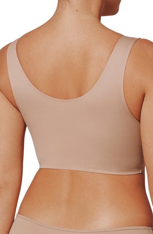 Thirdlove Smoothing Scoop Wireless Bralette In Brown