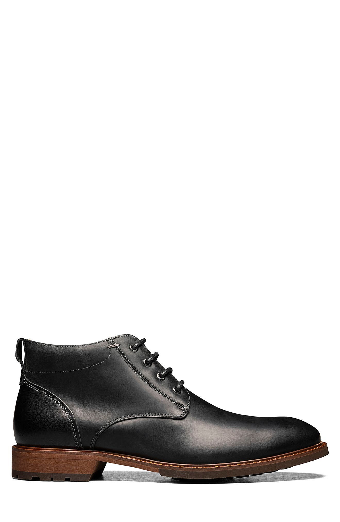 Florsheim Lodge Plain Toe Boot, Alternate, color, Black