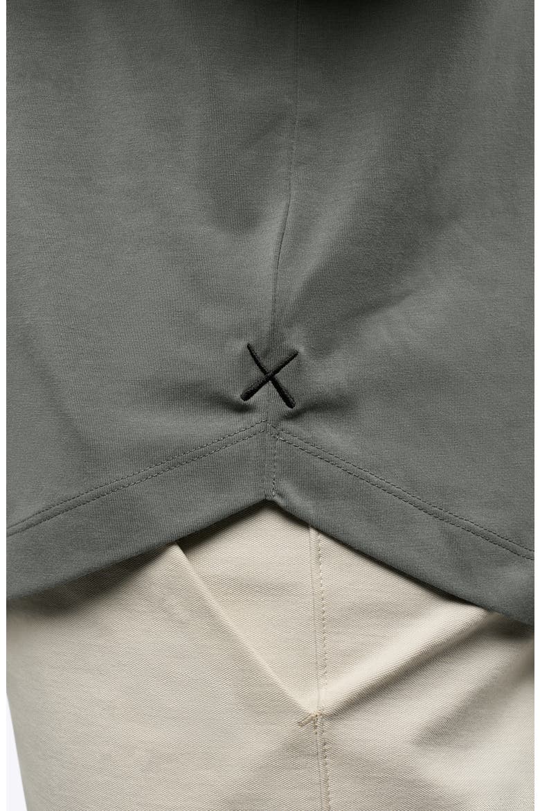 AO Curved Hem Long Sleeve Henley, Alternate, color, CASTOR GREY