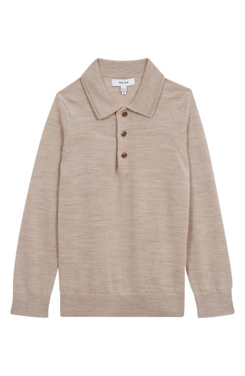 Kids
 Trafford Jr. Long Sleeve Wool Polo Sweater (Little Kid 
Big Kid)