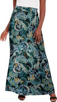 Jessica London Everyday Stretch Knit Maxi Skirt