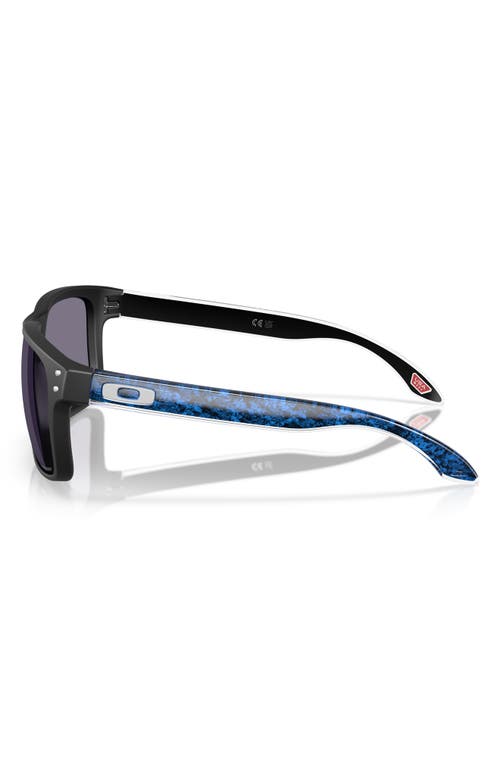 Oakley Holbrook™ Fathom Collection 57mm Prizm™ Polarized Square Sunglasses In Shiny Black