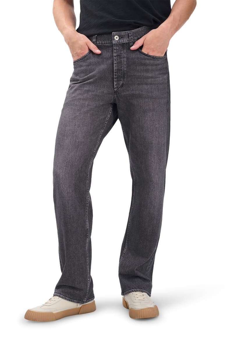 Fit 4 Miramar Straight Leg Cotton Terry Sweatpant Jeans, Main, color, FADED BLACK