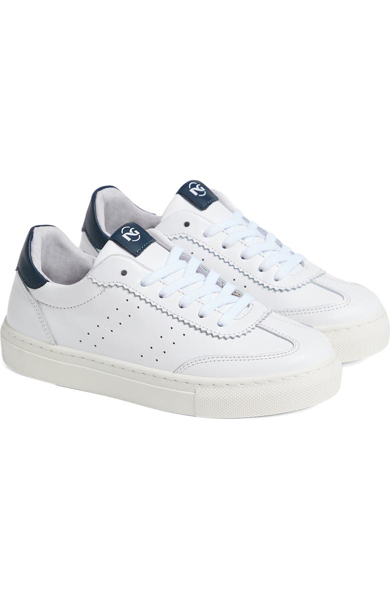 NeroGiardini Retro Low Top Sneaker, Main, color, White