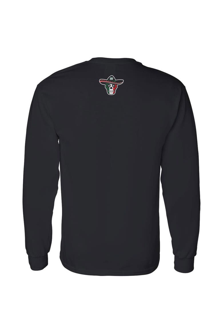 Men's Trackhouse Racing Team Collection  Black Daniel Suarez  Pancho Long Sleeve T-Shirt, Alternate, color, Black