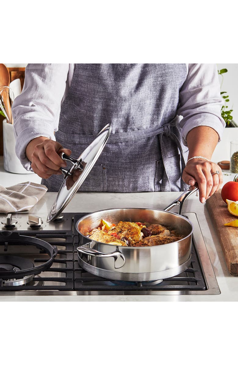 Demeyere Atlantis 10-Piece Stainless Steel Cookware Set, Alternate, color, Stainless Steel