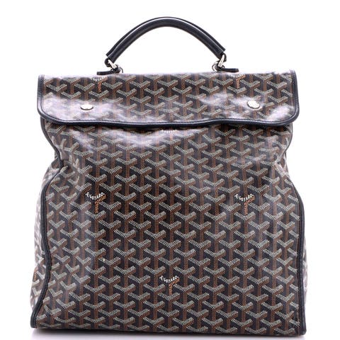 Saint Leger Briefcase Backpack Coated Canvas