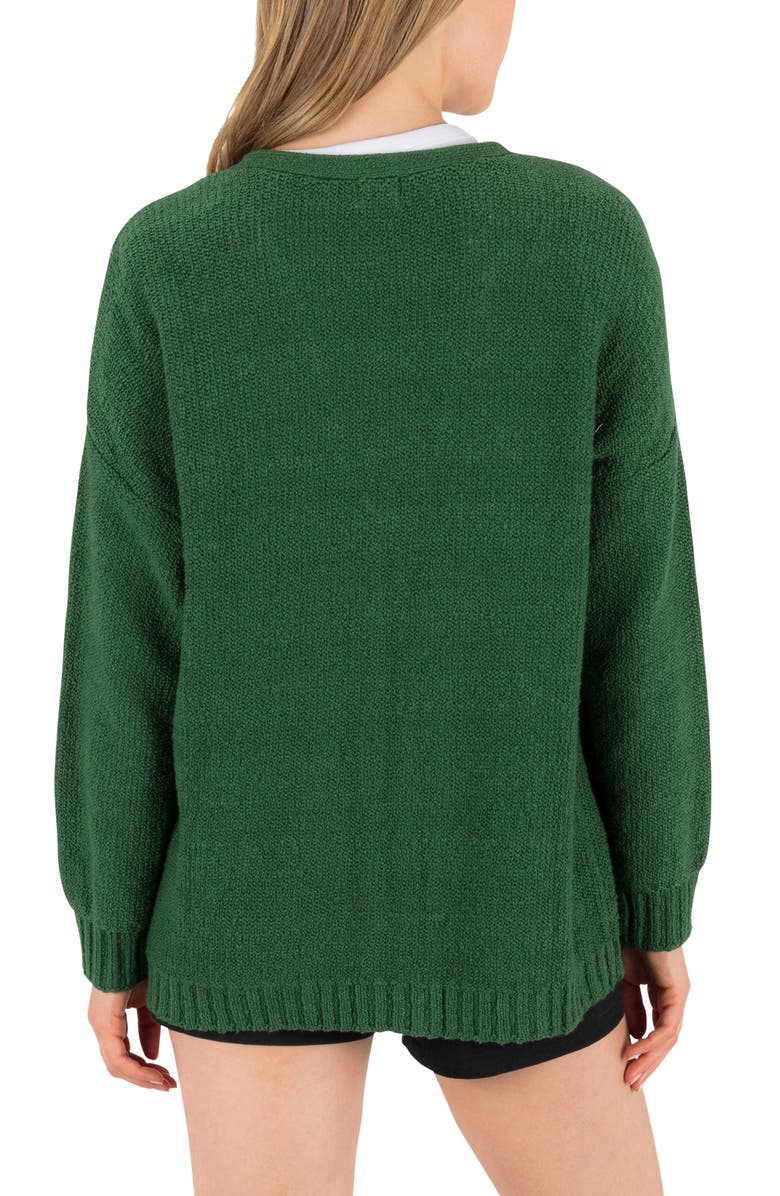 Hurley No Barriers Cardigan, Alternate, color, Eden