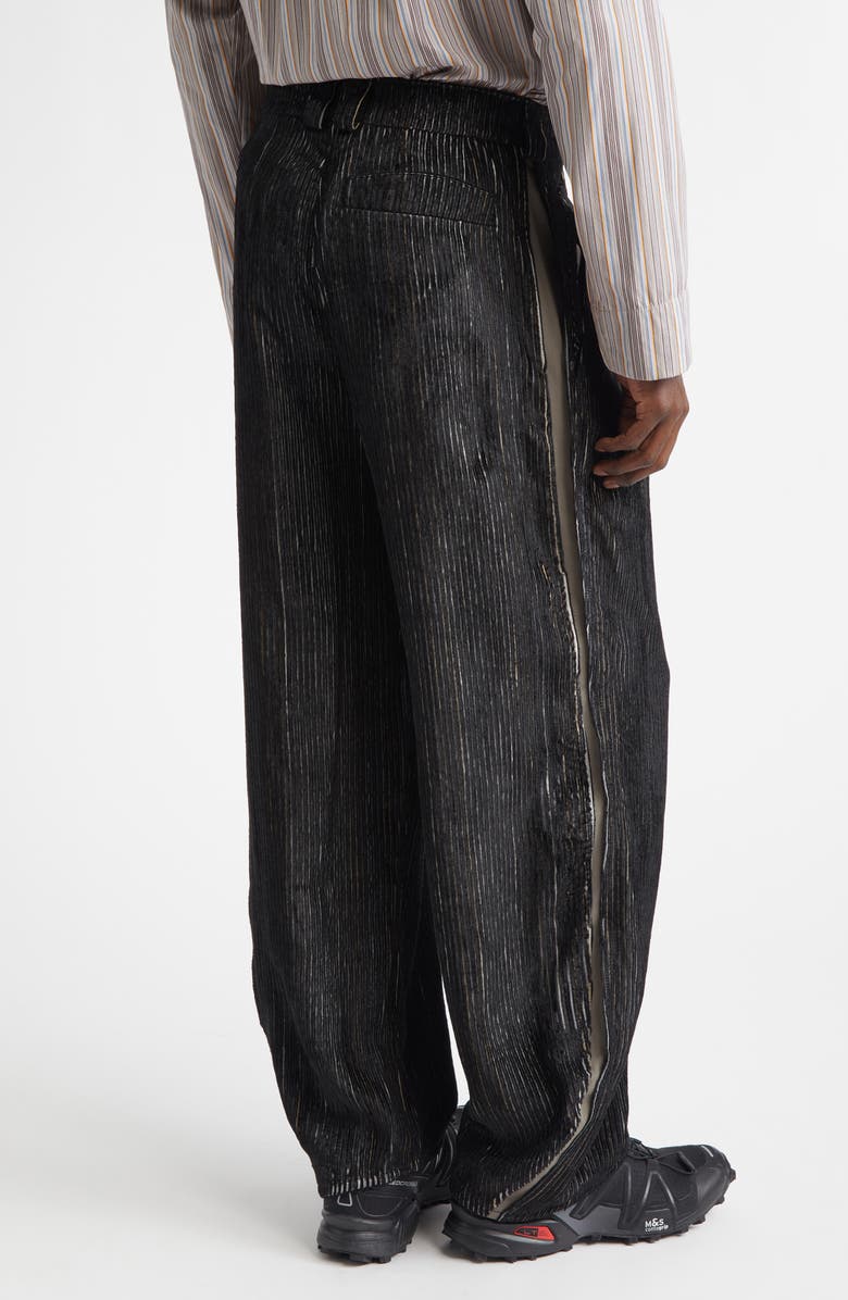 KIKO KOSTADINOV Halics Trousers, Alternate, color, Melange Black/ Slate Grey
