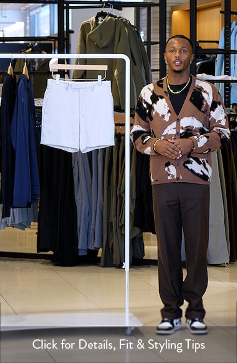 Jarin Linen Blend Shorts, sales video thumbnail